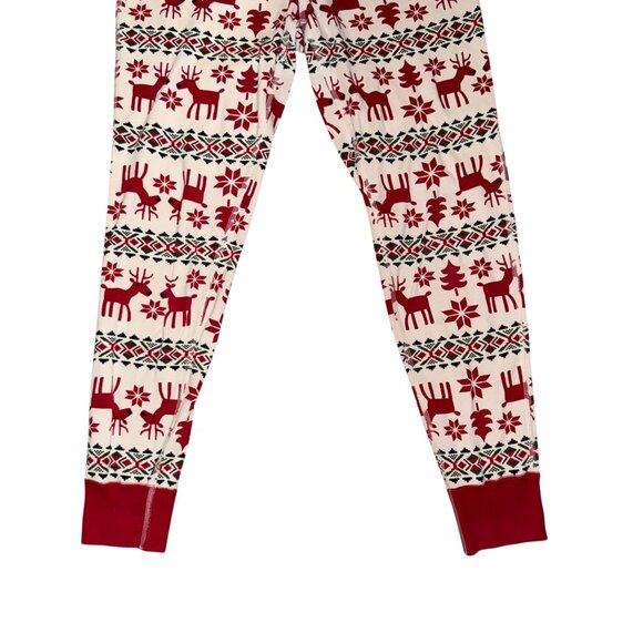 Hanna Andersson Dear Deer Reindeer Womens S Pajamas Christmas Holiday Red - Picture 7 of 11